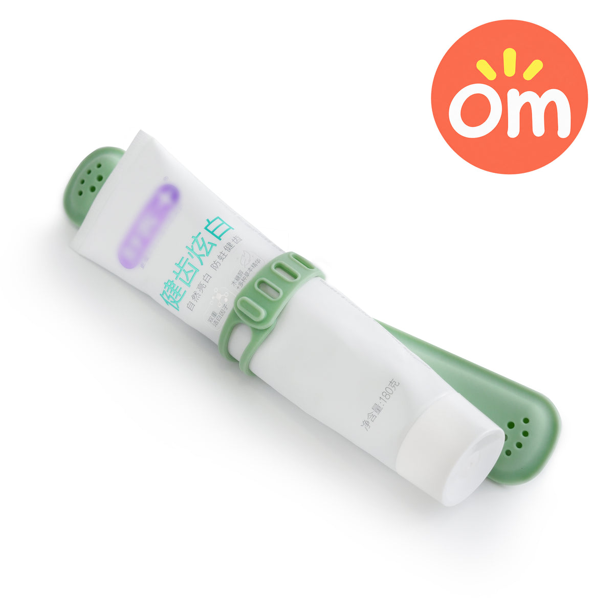 Travel toothbrush case keeping toothpaste and brush together for easy packing